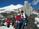 Надежда и дети в Приэльбрусье, на высоте 3500 метров