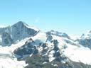 Большой Кавказкий хребет. Вид с высоты 3500 метров
