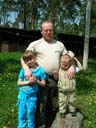 Алексей и дети. Лето 2005 года